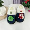 Pantuflas de Peluche Lindas de Navidad para Calidez y Comodidad en Casa, Pantuflas Estilo Pareja de Dibujos Animados para Hombres y Mujeres, Pantuflas de Algodón de Invierno al por Mayor