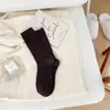 Calcetines para Mujer Otoño e Invierno Vintage Engrosados Corea del Sur Ins Patrón de Cáñamo Calcetines de Media Caña Calentitos Calcetines Apilados Calcetines de Lana para Mujer Color Sólido