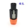 Plug de Áudio XLR de Alta Qualidade com 4 Vias, Plug para Caixa de Som, Plug de Aviação, Plug de Quatro Vias