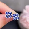 Aretes de Zafiro Natural en Azul Real Premium, los Zafiros de Alta Pureza Son un Tipo de Gema de Lujo