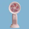 Ventilador de Escritorio Pequeño Fresco Transfronterizo Regalo de Verano Recargable Portátil Viento Fuerte Manual Mini Ventilador USB