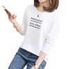3022 # Camiseta de Manga Longa para Mulheres Algodão Puro (Foto Real Tirada) (95% Algodão 5% Elastano) (Novo Tamanho XXL)