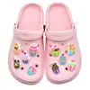 Encantos Adorables de Goma Suave de PVC con Forma de Cupcake para Zapatos Crocs, Decoraciones DIY para Suelas de Zapatos, Accesorios de Hebilla para Zapatos, Suministro Transfronterizo