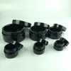 Fabricantes de Garrafas de Vidro Atacado Múltiplas Capacidades Violeta Preto Material À Prova de Luz Frasco para Creme Frasco Cosmético Frasco de Cânhamo