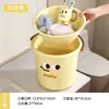 Juego de lavabo y cubo para dormitorio con asa, cubo de lavado y almacenamiento para dormitorio estudiantil, cubo de plástico portátil para el hogar para bañarse