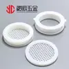 Set de Abertura para Tubería de Gas y Desagüe de Gabinete de Plástico Blanco de una y Doble Cara Anillo de Drenaje para Abertura de Fregadero Desagüe