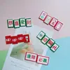 Novo Acrílico Divertido Texto DIY Acessórios de Joias Presilhas de Cabelo Infantil Headband Broche para Roupa Material