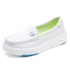 Zapatos de enfermera para mujer, suela blanda, transpirables, zapatos de trabajo para doctor, suela gruesa, antideslizantes, planos de palomitas, zapatos médicos, cómodos, no cansan los pies