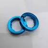 Anillo de Bloqueo para Manillar de Bicicleta, Bloqueo de Manillar en Ambos Extremos, Anillo de Retención Fijo, Anillo de Almohadilla Decorativa Horizontal de Aleación de Aluminio