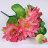 Venta al por mayor de fábrica simulación 10 tenedores gran ramo adoración a Buda Loto durmiente Loto estilo pastoral chino decoración del hogar flor artificial flor de seda