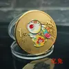12 Medalhas Comemorativas do Zodíaco Moedas Comemorativas Alvo Pequeno 0,1 bilhão 12 Signos do Zodíaco Ano da Serpente Medalhas Comemorativas Coloridas Cerimônia de Vendas