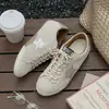 Versión en Stock de Zapatillas de Entrenamiento Alemanas con Pedrería y Tachuelas para Mujer, Nuevas Zapatillas Casuales Primavera 2026 con Aumento Oculto de Altura, Zapatos de Mujer Estilo Vintage