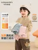 Ropa interior de polar para niños Kaka Panda, ropa de invierno para niños, camiseta de manga larga de polar para niñas, top de invierno para bebé