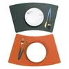 Mantel con Patrón Tejido en Forma de Abanico, Creativo Mantel Aislante Antideslizante y Resistente al Calor para Mesa de Comedor, Mantel y Posavasos Antiescaldado de Alta Gama para el Hogar