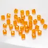 Cuentas Cuadradas de Cristal Multifacético de Alta Transparencia de 4/6/8 mm Cuentas Sueltas Cuentas de Vidrio Iridiscente Cuentas de Azúcar de Vidrio Materiales para Manualidades