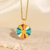 Moda Transfronteriza Accesorios de Flor de Tulipán Collar Estilo Dulce Colgante Pequeño de Flor Fresca Cadena para Suéter Versátil con Temperamento