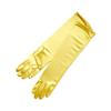 Guantes largos de satén estilo Hepburn para vestido de novia, vestido de fiesta de noche, accesorios para fotos de cumpleaños y escenarios. Conjunto de brazos.