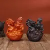 Adornos tallados de ébano, Ratón, Vaca, Tigre, Conejo, Dragón, Serpiente, Caballo, Oveja, Gallo, Mono, Perro, Cerdo, Lingote, Doce Signos del Zodíaco, un Conjunto de Artesanías