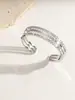 Conjunto de Anéis Abertos tipo Pulseira para Mulheres Design Hexagonal Clássico Transfronteiriço Oriente Médio Europa América Ornamentos de Sensação de Luxo Joias