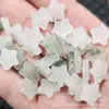 Tianshan Verde Estrela de Cinco Pontas Jade Contas Soltas Esmeralda Verde Pedra Flutuante Estrela Pulseira Colar Brincos Grampo de Cabelo Acessórios de Joalheria Contas
