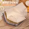 Ropa interior para niñas, Algodón puro en la entrepierna para mujer, Antibacteriana, Verano, Sin costuras, Braguitas de encaje de cintura media para mujer, Finas, Sin costuras, Transpirables
