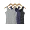 Top halter moderno de lunares grises para mujer, estilo coreano, sin espalda, corte ajustado, favorecedor, versátil, sin mangas