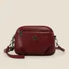 Nova Bolsa Transversal Pequena Quadrada para Mulheres, Textura de Couro Macio, Versátil para o Dia a Dia, Celular, Porta-Moedas, Bolsa Transversal Leve de Ombro Único