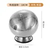 Tazón de Acero Inoxidable para Cocinar Estilo Coreano Transfronterizo, Tazón Creativo Inclinado, Tazón para Condimentos, Tazón de Salsa para Autoservicio de Restaurante con Tapa, Forma Esférica