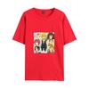 2022 Nova Animação Série Sete Crimes Periférico Impresso Casual Loose Boys Camiseta de manga curta Xia Kedaifa
