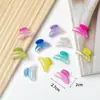 Mini Presilha Coreana Gradiente Fofa Doce Franja Cabelo Quebrado Simples Moda Top Presilha Grampo Acessórios de Cabelo