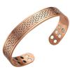 Pulsera Magnética de Nudo Vintage de Cobre Puro de Venta Caliente Europea y Americana Pulsera Magnética de Cobre Rojo Fabricante de Joyería al por Mayor en Stock