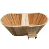 Bañera de Madera Maciza Salón de Belleza Bañera para Adultos Bañera de Madera Bañera Doméstica para Adultos Bañera de Cuerpo Entero Cubo de Madera