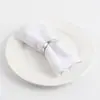 Argolas de Guardanapo Redondas Galvanizadas em Liga de Zinco Transfronteiriças, Argolas de Guardanapo para Decoração de Mesa de Hotel e Casamento, Em Estoque para Atacado