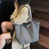 Bolsa de Lona de Gran Capacidad para Mujer 2025 Nuevo Bolso de Mano Bordado de Moda Estilo Fresco Bolso de Hombro Tote para Estudiante Moda