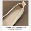 Zapatos Planos Estilo Dulce con Lazo para Mujer, Nuevo Modelo de Primavera, Suela Suave, Cómodos, Slip-On de Boca Baja Zapatos de Abuela