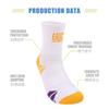 Calcetines de baloncesto para hombre de combate de caña alta calcetines deportivos estrella de fútbol mismos calcetines blancos élite profesionales estudiantes de secundaria