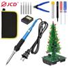 Cautín eléctrico 908 transfronterizo estudiantes soldadura DIY traje árbol de Navidad tricolor enseñanza e investigación en casa mantenimiento electrónico