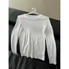 Tejidos de Lana de Seda de Morera de Alta Calidad para Mujer, Estilo Coreano Otoño/Invierno, Versátil, Adelgazante, Suéter Fino como Capa Base