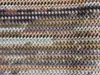 Otoño e Invierno Miu Hilo de Algodón Tejido Bolso de Mano Material para Cojín Bolso de Color Degradado Tela de Punto Marrón Tejido de Hilo de Algodón