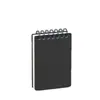 Fábrica de OrigenA7 Cuaderno Espiral Negro Sólido Estudiante Portátil Bolsillo Mini Cuaderno