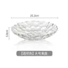 Plato de Fruta de Cristal para Sala de Estar Creativo para el Hogar Dulces Frutas Secas Plato de Fruta Estilo Europeo Cubo Grande para Fruta Recipiente para Fruta No