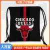 Bolsa de Basquete com Logo de Time Nova Moda Estampada com Cordão Bolsa de Basquete Estudante Grande Capacidade Ombro Treinamento Bolsa de Futebol
