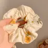 Pañuelo Triangular Bordado de Algodón y Lino para Primavera y Verano Estilo Pastoral Francés Goma para el Cabello de Margarita Diadema de Encaje Dulce Accesorio para el Cabello