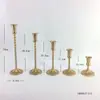 Candelabro de hierro forjado Portavelas retro europeo Portavelas de Amazon Decoración de boda Soporte para velas Cena a la luz de las velas
