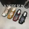 Moda Nueva Primavera y Verano 2026 Elegante Versátil Casual Correa Tejida Mary Jane Slip-On con Aumento Oculto de Altura