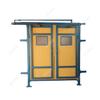 Puerta de aire sin presión de placa de PC recta de fábrica es fácil de operar tipo ventana corredera puerta de aire sin presión puerta de aire de madera contrachapada de bambú