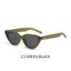GLAZZY2023 nuevas gafas de sol Xiaohong book red net vibrato con las gafas de sol de ojo de gato estrella minoritarias europeas y americanas al por mayor