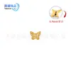 Brincos de Stud de Liga de Titânio F136 Design de Nicho Studs de Cartilagem da Orelha Studs de Lábio Brinco de Titânio Puro de Alta Qualidade Joia de Piercing com Rosca Interna
