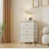 Armario de Almacenamiento Multifuncional para Sala de Estar Moderno Sencillo Vitrina de Exhibición Multicapa con Cajones Cómoda Armario de Almacenamiento de Pie para Dormitorio