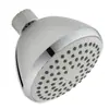 Cabezal de Ducha Transfronterizo de 4 Pulgadas Alta Presión Pequeño Hotel Tpr Limpieza Multifuncional Abs